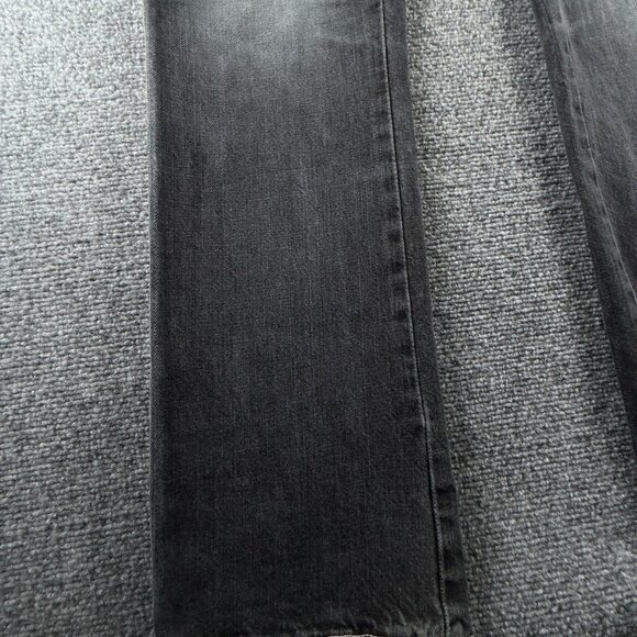 Nudie Jeans Men Denim Jeans Low Slim Jim Used Black Cotton J676 Adult ACTL 32X33 - Picture 5 of 16